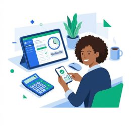 Calculadora de horas trabajadas gratis para trabajadores hispanos